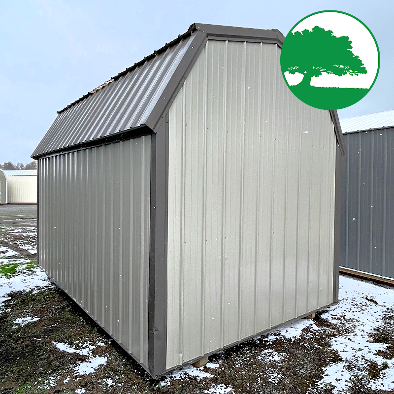 PRE-OWNED 9' x 15' Metal "Side Lofted Barn" - Image 3