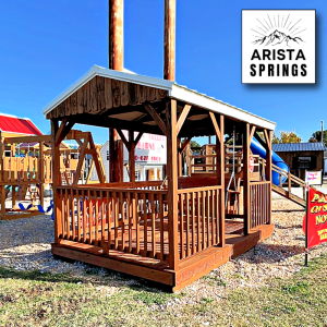 8' x 12' "Outdoor Oasis w/ Swing"