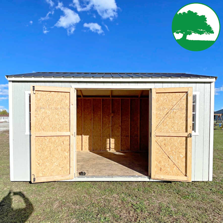 PRE-OWNED 10' x 16' Painted "Side Utility" - Image 8