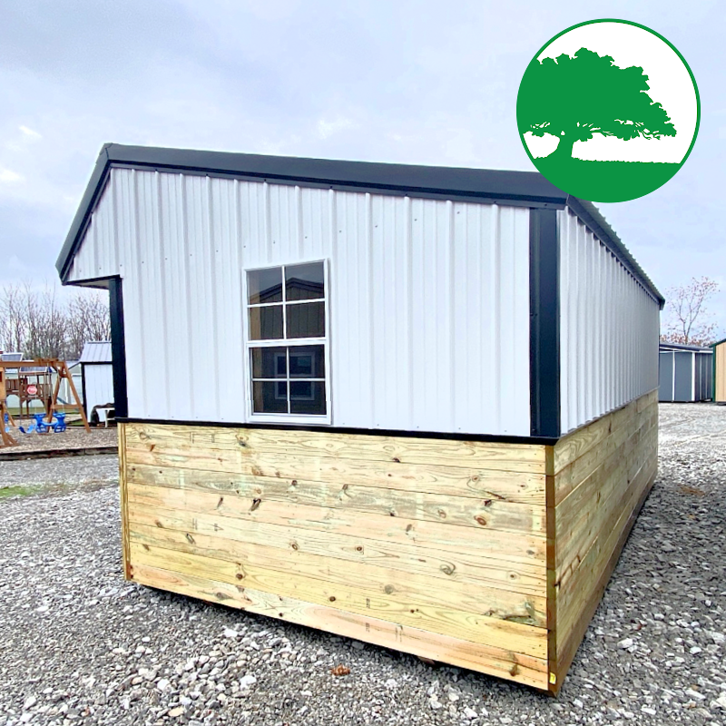 10' x 20' Metal "Animal Shelter w/ Tack Room" - Image 3
