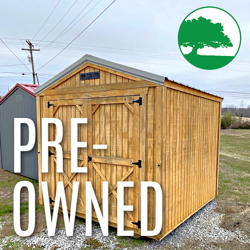 PRE-OWNED 8' x 8' Treated "Utility"