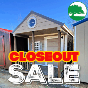 *CLOSEOUT* 8' x 12' Painted "Playhouse"