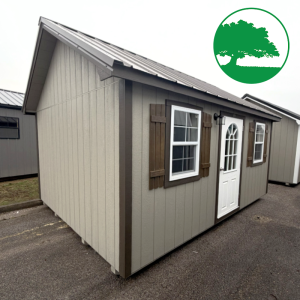 12' x 16' Finished "Lancaster / Side Utility"