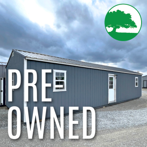 PRE-OWNED 14' x 40' Painted "Side Utility / Cabin"