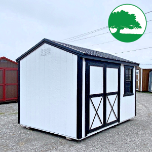 8' x 12' Painted "Side Utility"