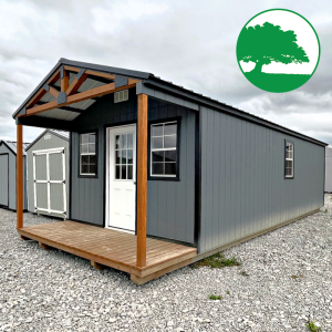 12' x 32' Painted "Cabin w/ Electric"