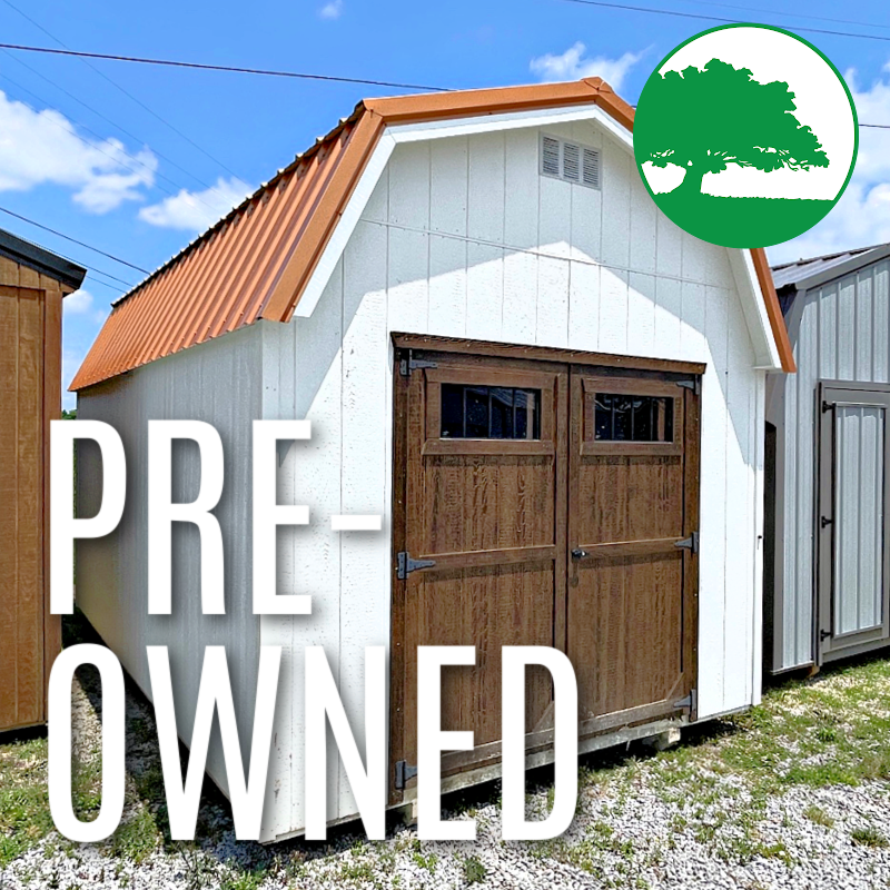 PRE-OWNED 10' x 16' Painted "Lofted Barn"