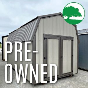 PRE-OWNED 9' x 18' Metal "Lofted Barn"