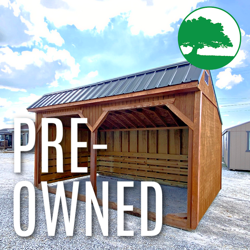 PRE-OWNED 10' x 16' Treated "Animal Shelter"