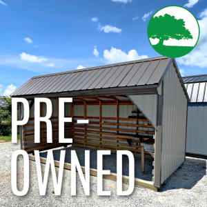 PRE-OWNED 9' x 18' Metal "Animal Shelter"