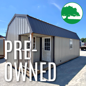 PRE-OWNED 12' x 24' Metal "Lofted Cottage"