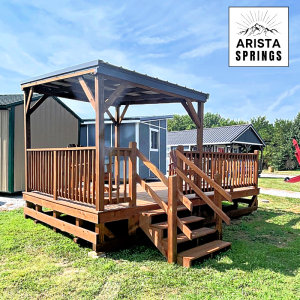 6'x30' Half Roof Porch CUSTOM