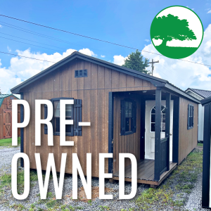 PRE-OWNED 14' x 28' Painted "A-Roof / Cabin"