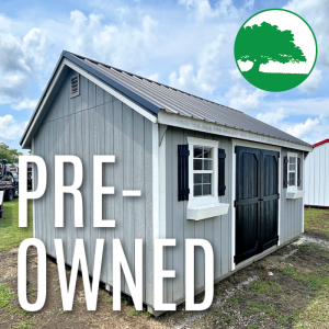 PRE-OWNED 12' x 16' Painted "Deluxe Side Utility"