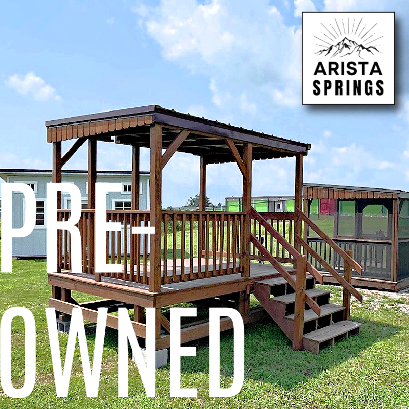 PRE-OWNED 8' x 10' Sunrise "Full Porch"